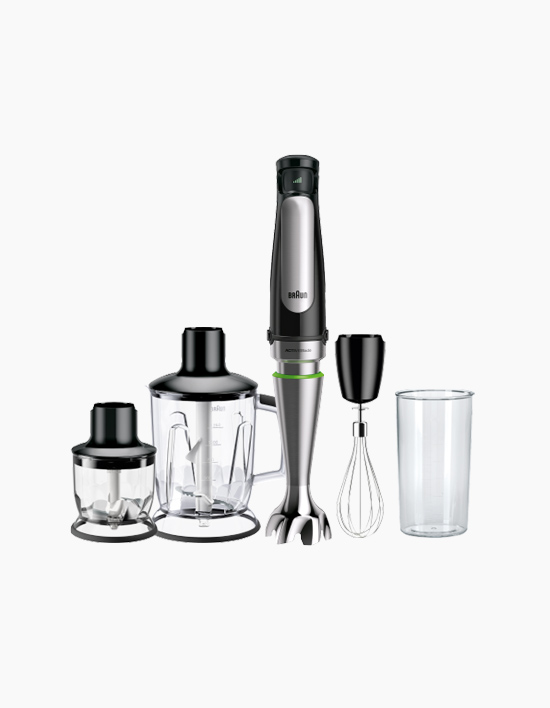 [브라운] 액티브 블레이드 핸드블랜더 MQ7045X (1.25L 블렌더/비커/쵸퍼) - 마켓컬리