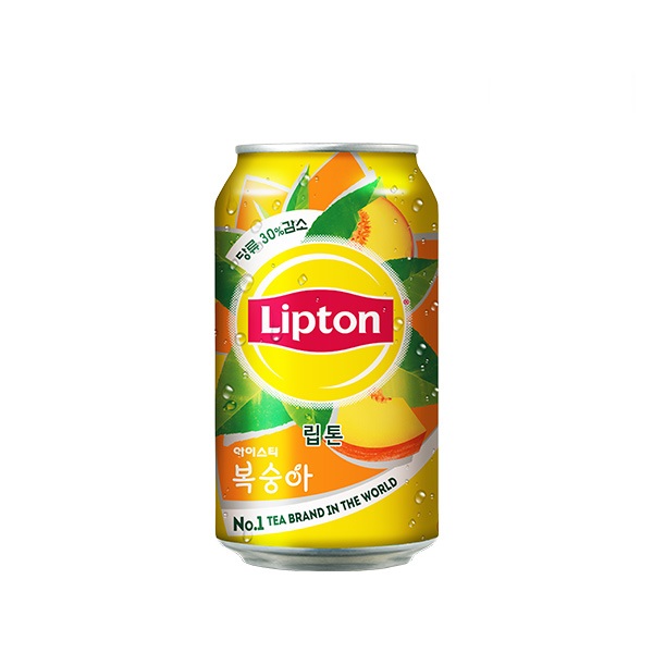 [립톤] 아이스티 복숭아 355mL x 24개 - 마켓컬리