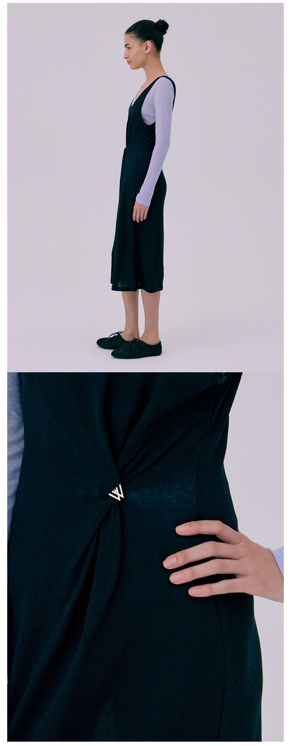 [분더캄머]Easy One-piece_Black 상세 이미지 2