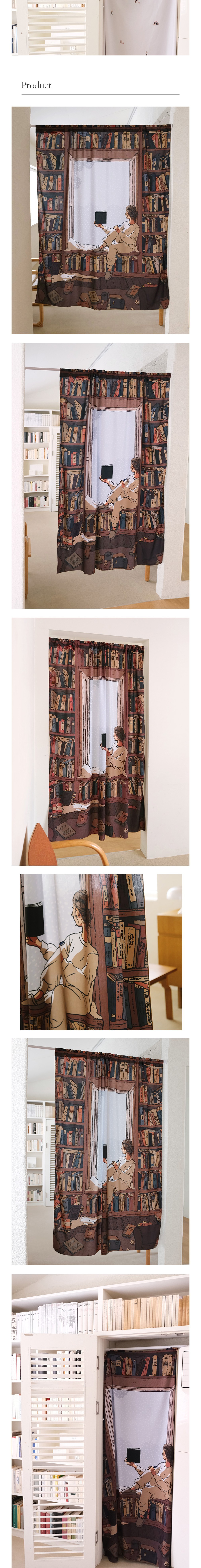 [아티쉬] 커튼 140x180cm (Writer in the Snow, 일리야 밀스타인) (단품) 상세 이미지 2