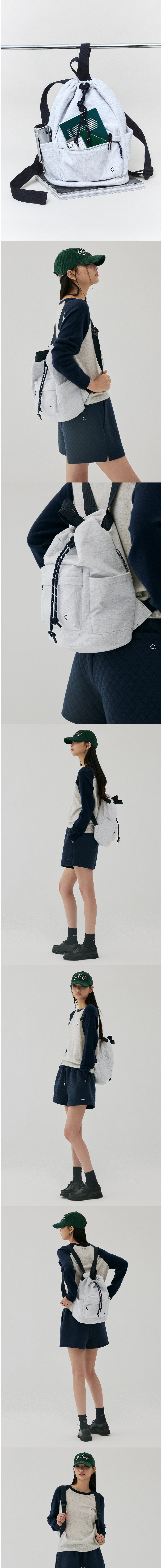 [클로브] 액티브 백팩 (라이트 그레이) 상세 이미지 1
