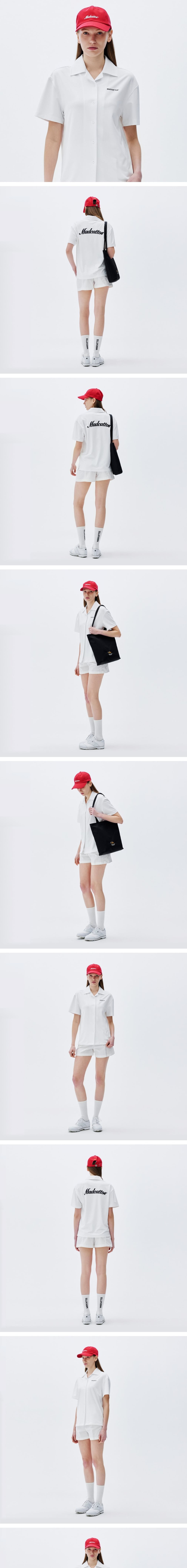 [매드캐토스]MCC W OVERSIZED OPEN COLLAR SHIRT-OFF WHITE 상세 이미지 2