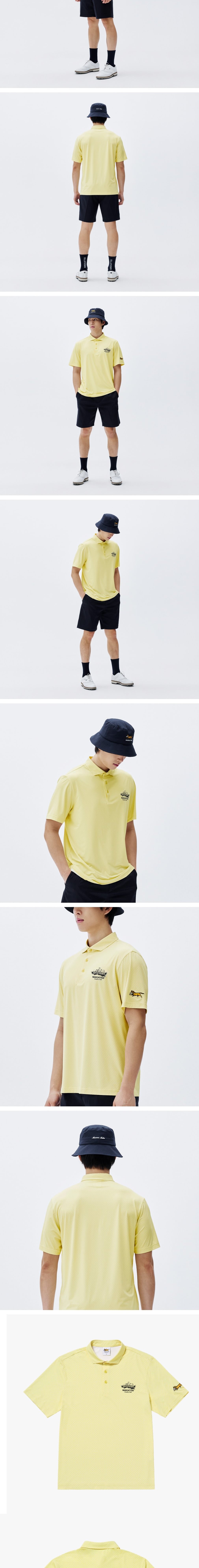 [매드캐토스] MCC DOT PRINT POLO-YELLOW 상세 이미지 2