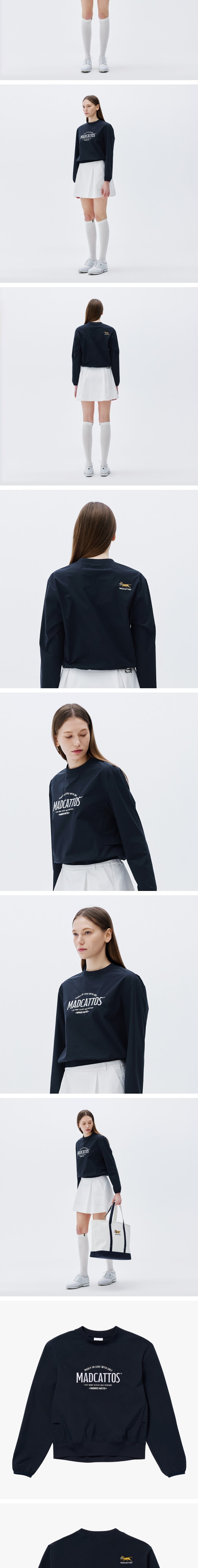[매드캐토스] MCC W AIRFLOW SWEATSHIRT-NAVY 상세 이미지 2