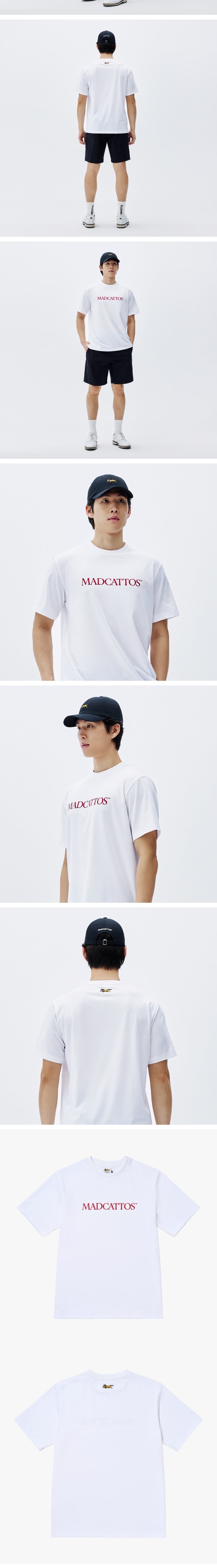 [매드캐토스] MCC LIFESTYLE RELAXED T-SHIRT-WHITE 상세 이미지 2