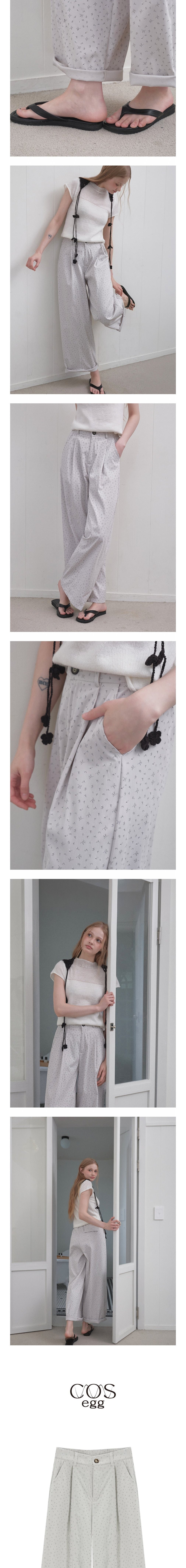 [코스에그] 플라워 패턴 와이드 팬츠_EHPT6269 상세 이미지 2
