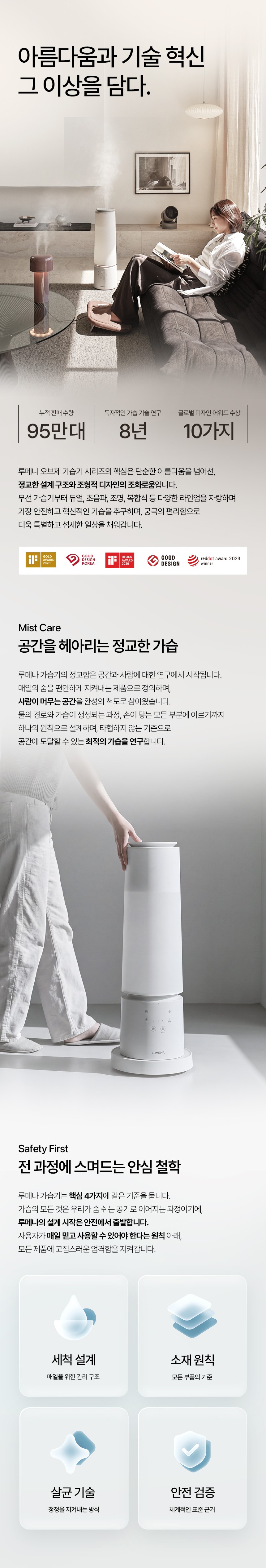 [루메나] 무선 미니가습기 H2 X 상세 이미지 2
