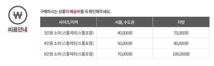 [삼익가구] 뉴니드 아쿠아텍스 헤드틸팅 소파 6종 (택1) - 마켓컬리