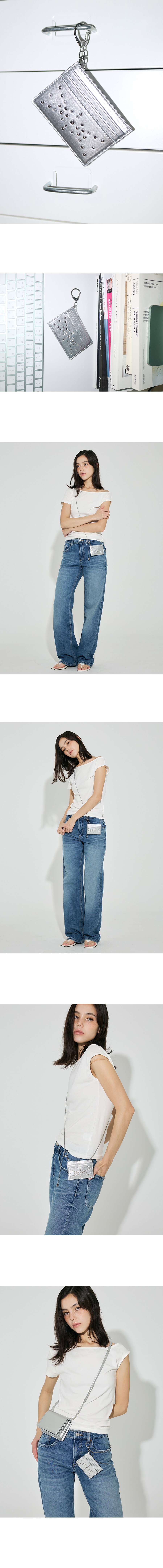 [두마딴] 노바 카드지갑 실버 상세 이미지 1