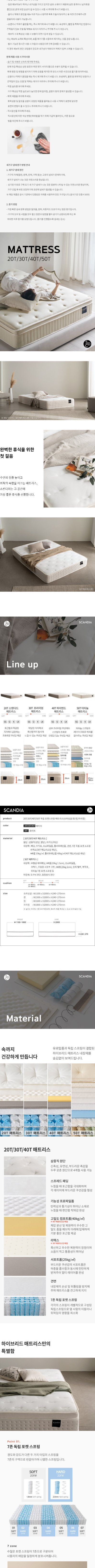 [스칸디아]데이즈 프리미엄 국내제작 패브릭 쿠션형 호텔 수납침대(Q&K)+협탁 2EA 상세 이미지 6