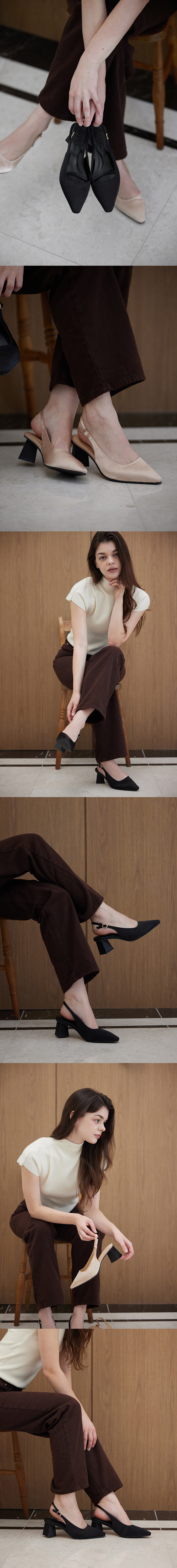 [세스띠] 실키 블록 슬링백 (2color) 상세 이미지 2