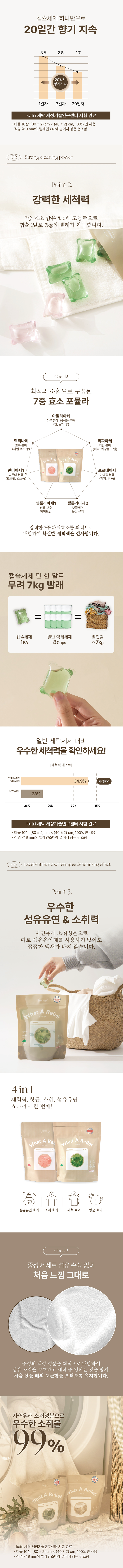 [왓아릴리프] 고농축 올인원 캡슐세제 30개입 2종 (택1) 상세 이미지 2