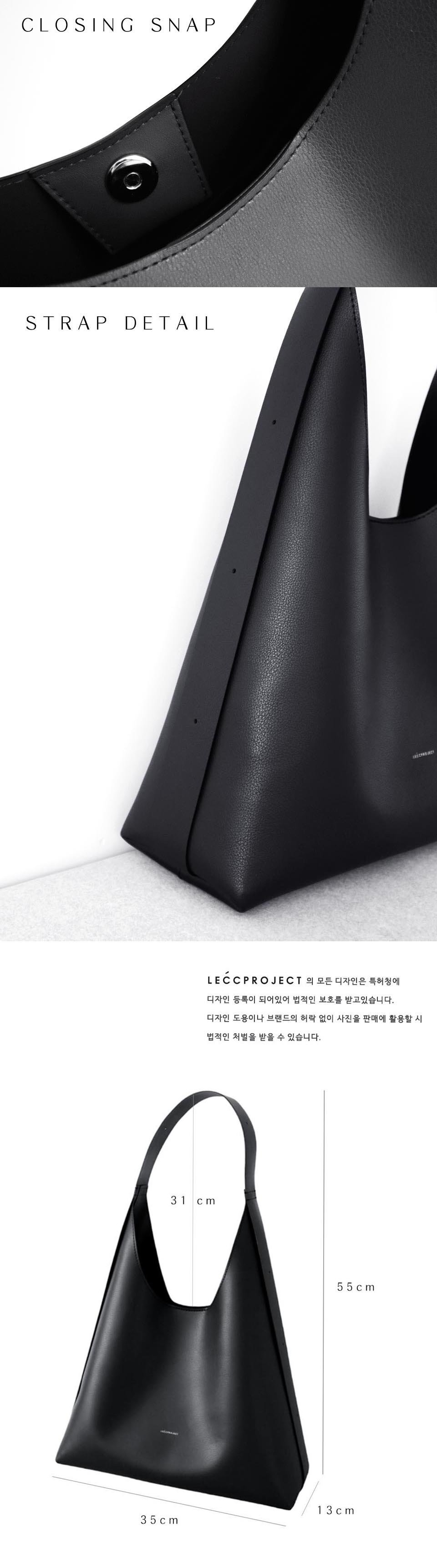 [레크프로젝트] LOG BIG HOBO BAG - 2 COLORS 상세 이미지 9