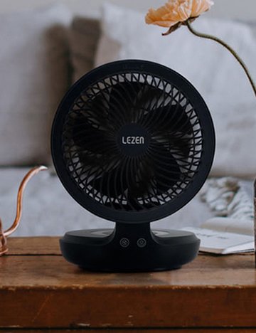 [르젠] 무선충전식 벽걸이겸용 써큘레이터 LZEF-WL700N