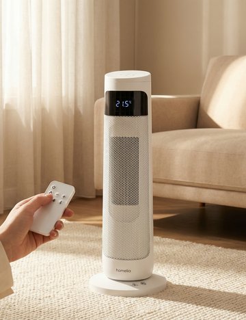 [홈리아] 온풍기 가정용 PTC 전기온풍기 사무실 원룸 저전력 전기히터
