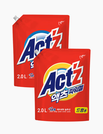 세제찌꺼기가 남지 않는 액체세제의 원조, 액츠 파워젤