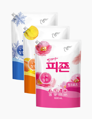피죤 노하우가 담긴 피죤 대표 섬유유연제, 탈취력 테스트 완료, NO미세플라스틱, 방부제로 걱정없이!