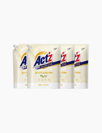 [액츠] Act'z 더블케어 플러스 세탁세제 2.2L 리필팩BOX(4입)