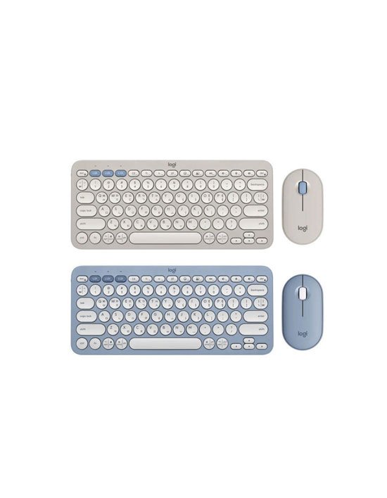 [로지텍] PEBBLE 2 Combo 무선 키보드 마우스 세트