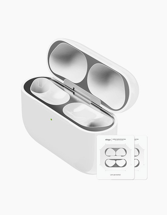 [엘라고] 에어팟 프로3 철가루 방지 스티커 2P 2종 (택1)