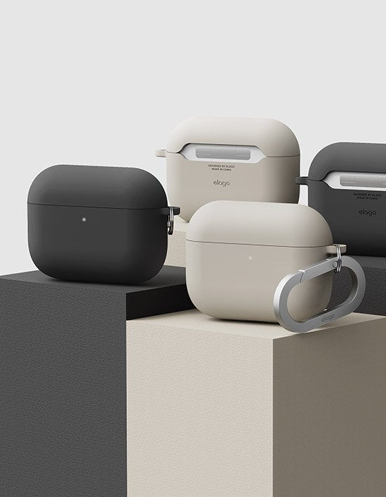 [엘라고] 에어팟 프로3 리퀴드 하이브리드 행 케이스 2종 (택1)