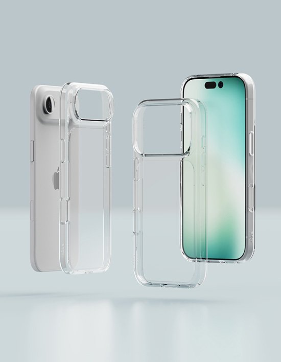 [엘라고] 아이폰 에어 17 프로 프로맥스 슬림 하이브리드 투명 케이스 4종 (택1)