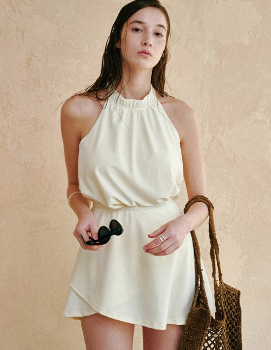 [생럭슈] 르아 크림 수영복