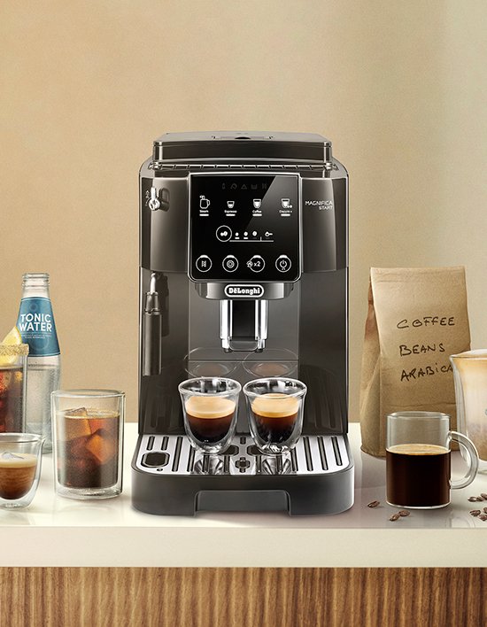 [드롱기] 아이스아메리카노 전용! 전자동 커피머신 도피오 KRECAM220.21.BG (KRECAM220.21.BG)