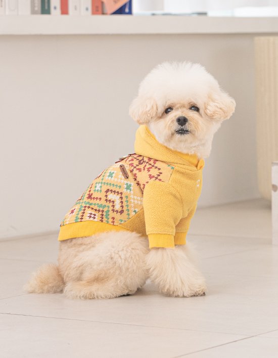 [퍼피아] 스카티 니트 하네스 후드 티셔츠 2종(택1)