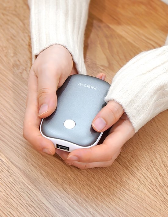 [엔보우] 충전식 손난로 보조배터리 5000mAh 핸드워머 핫스톤