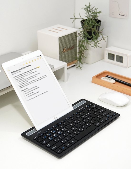 [엔보우] 휴대용 블루투스 무선키보드 N패드프로+키스킨 증정