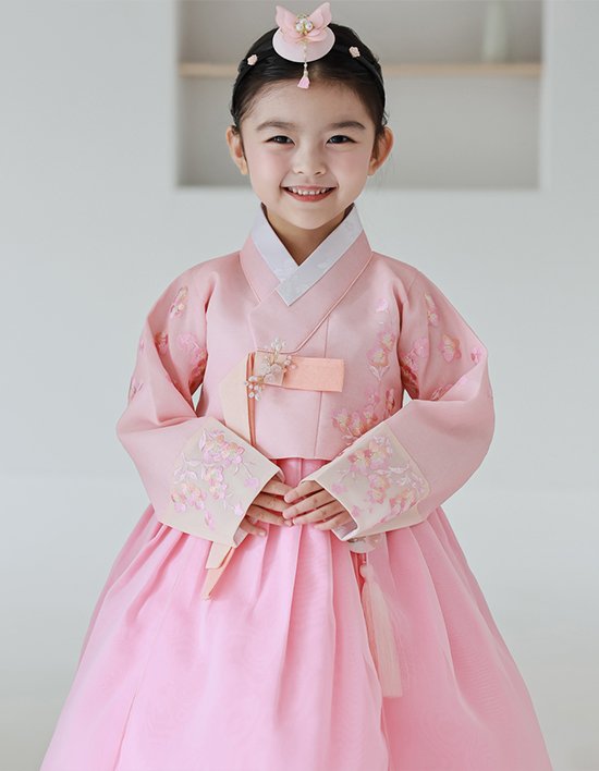 [하랑한복] 소유랑+복주머니 유아 아동 여아 한복