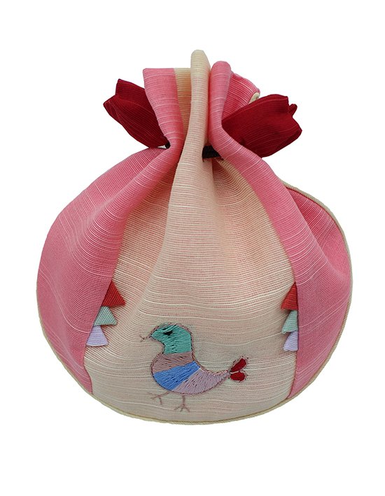 [하랑한복] 럭키랑-분홍 복 주머니 악세사리