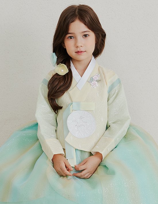 [하랑한복] 신디랑+복주머니 유아 아동 여아 한복