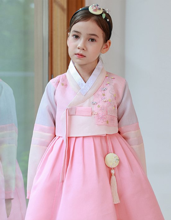 [하랑한복] 별빛랑+복주머니 유아 아동 여아 한복