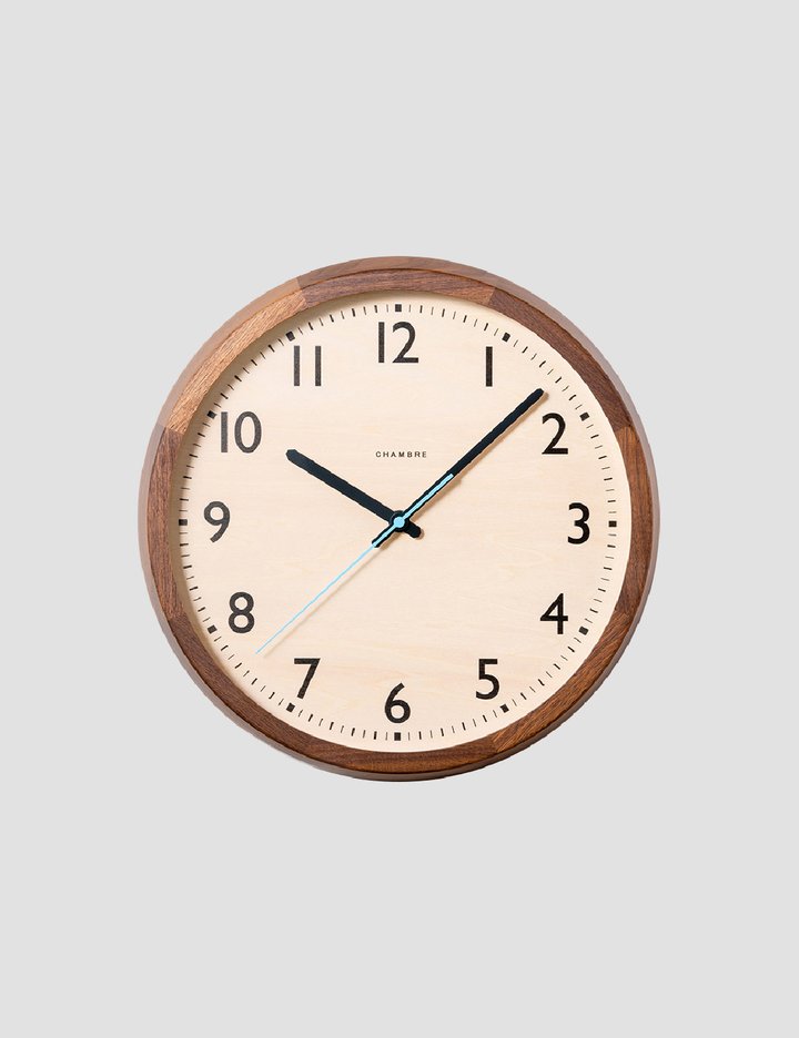[모로모로] Drop Clock - Walnut 샹브루 일본 장인 무소음 원목시계 (Walnut)