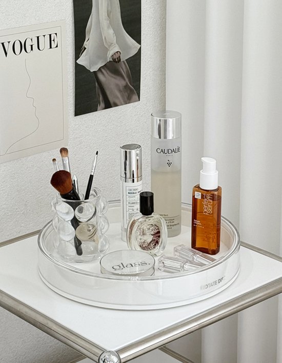 [홈모먼트] 360도 회전 화장품 트레이 4종 (택1)