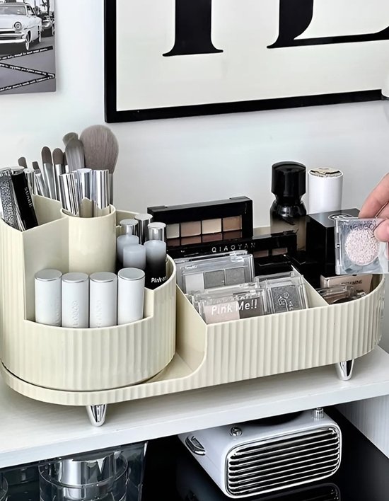 [홈모먼트] 회전형 화장품 멀티 수납함