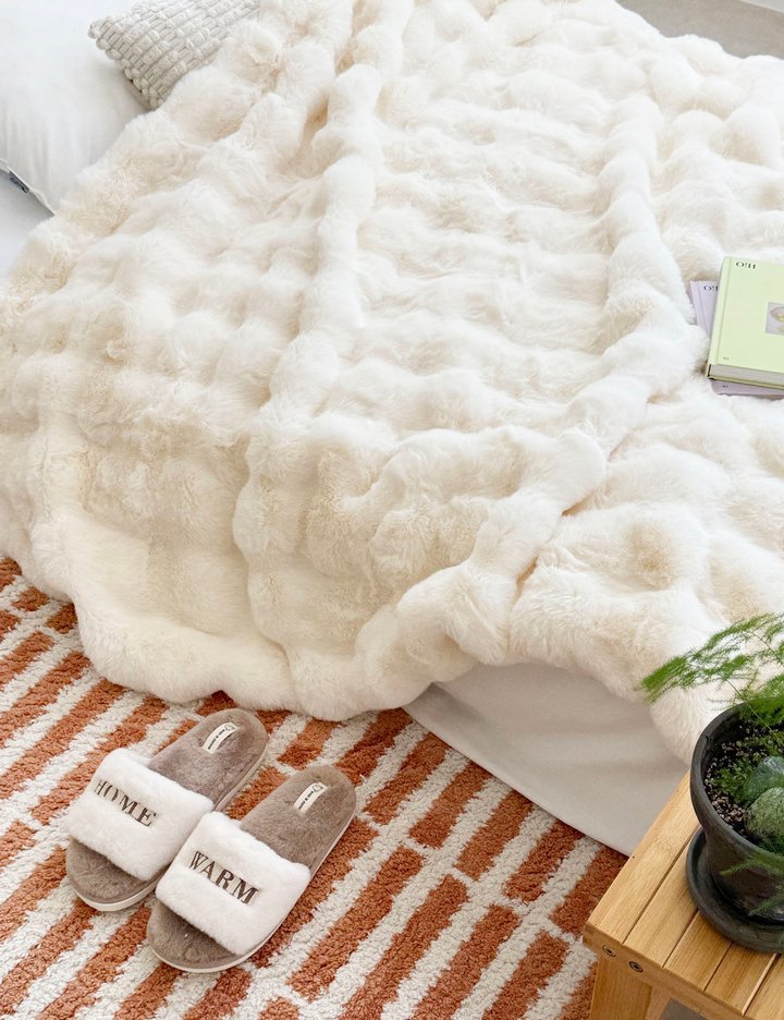 [홈모먼트] 부드러운 밍크 담요 2종 (택1)