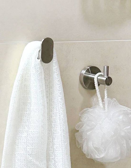 [홈모먼트] 스텐 304 욕실 다용도 후크 2종 (택1)