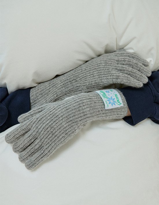 [고코리] 스노우플레이크 핑거홀 롱 장갑 3종 (택1)