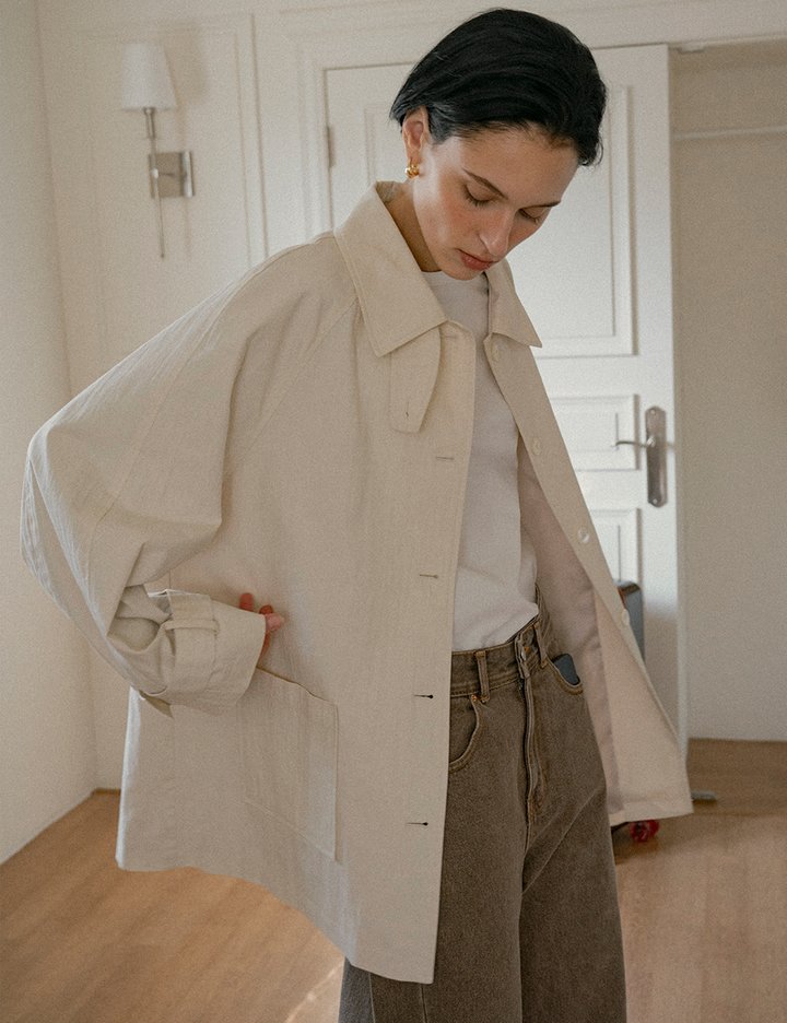 [시야쥬] 코어 트렌치 자켓_라이트베이지 (SIOT4140)