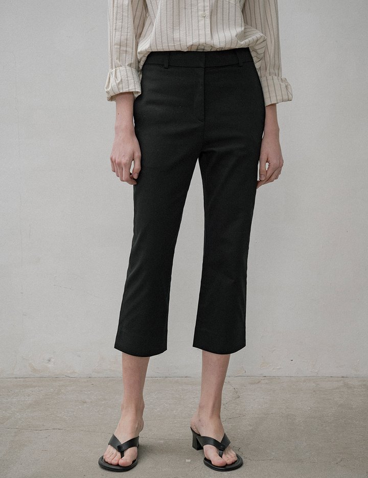 [시야쥬] 컴포트 라인 카프리 팬츠_블랙(SIPT7153)