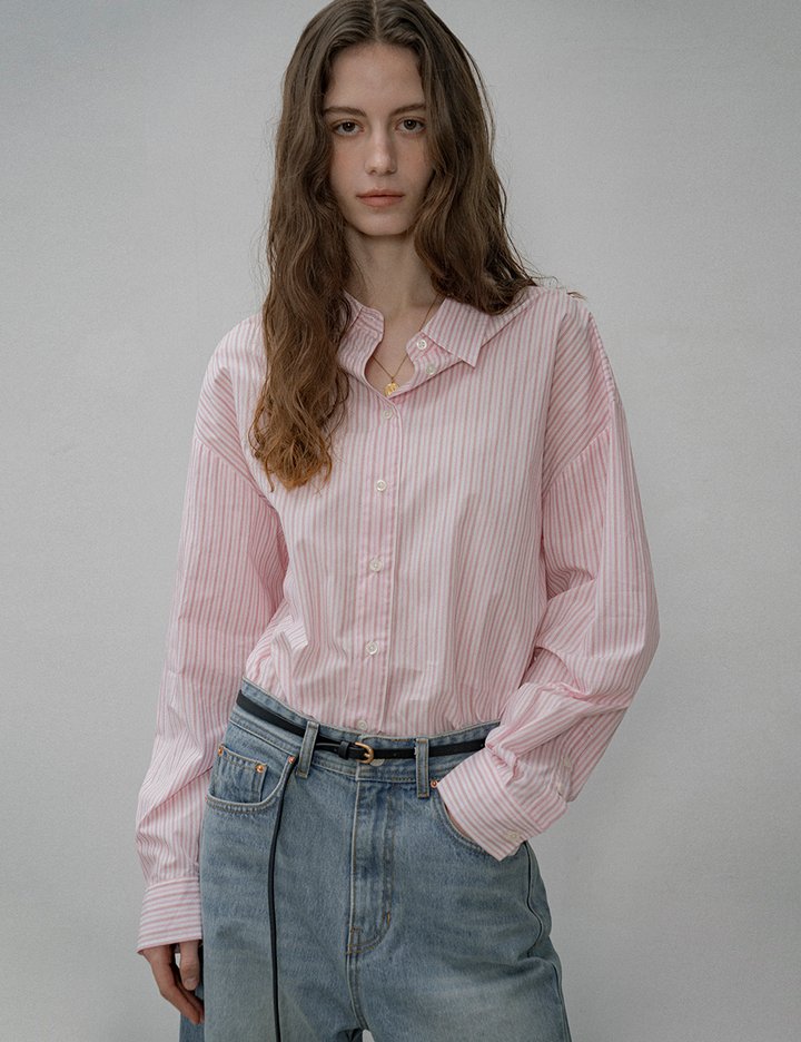 [시야쥬] 오버 핏 멀티 ST 셔츠_라이트 핑크(SITP5187)