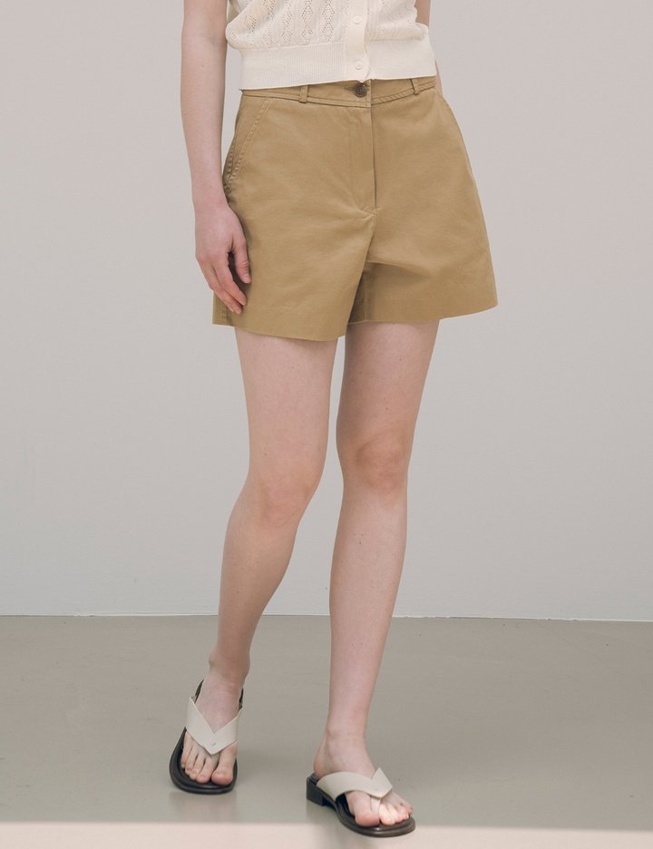 [시야쥬] 치노 숏 팬츠_카멜베이지(SIPT7067)