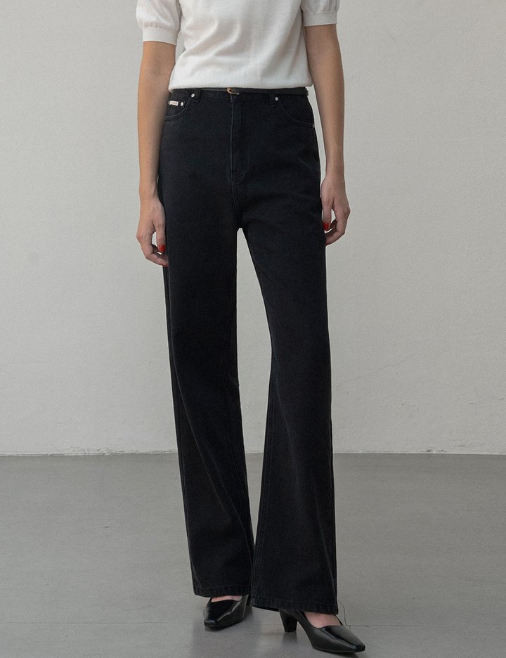 [시야쥬] 슬로우 블랙 데님_블랙(SIJN6079)