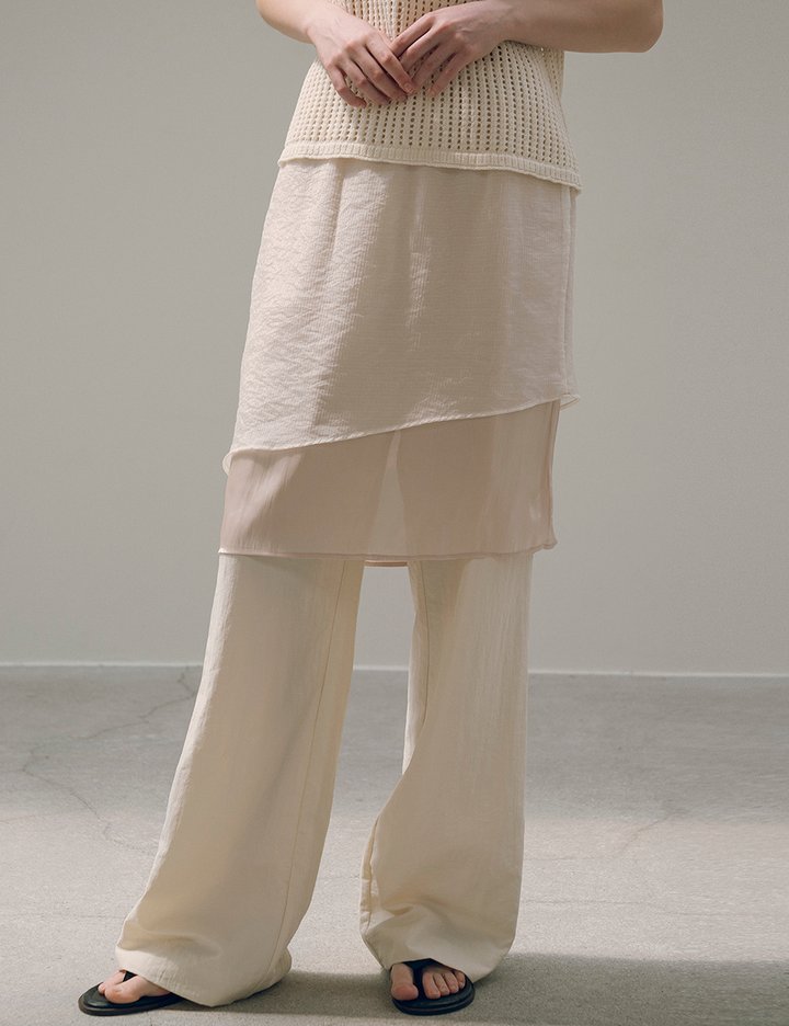 [시야쥬] 네이키드 밴딩 스커트_스킨베이지(SIST9036)