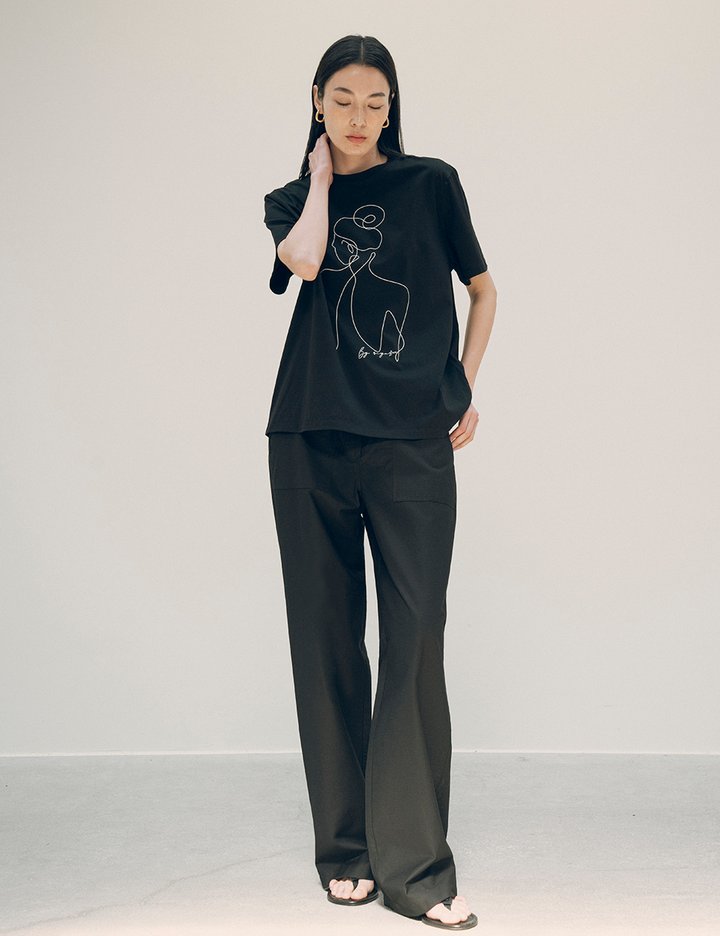 [시야쥬] 와샤 퍼티그 팬츠_블랙(SIPT7125)