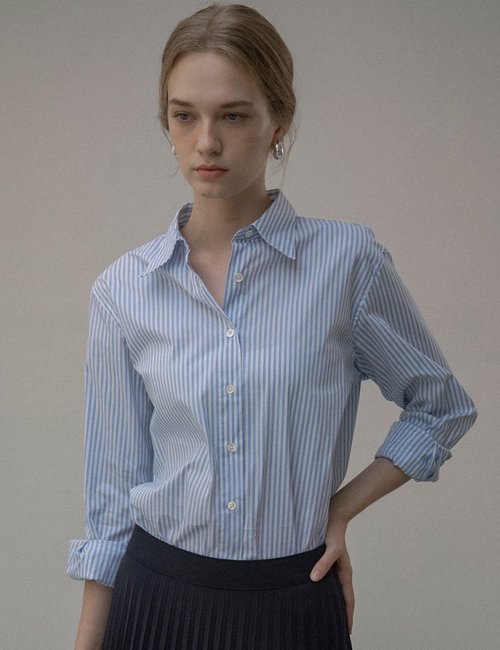 [시야쥬] 루즈핏 포멀 ST 셔츠_라이트블루ST(SITP5162)