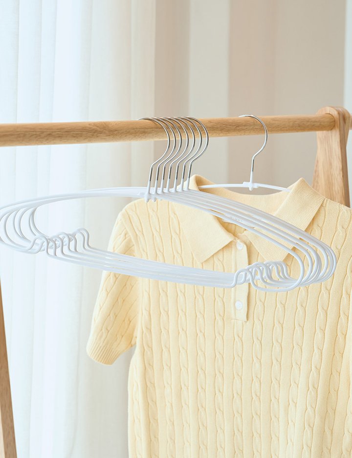 [리브맘] 논슬립 철제 코팅 라운드 옷걸이 15종 (택1)